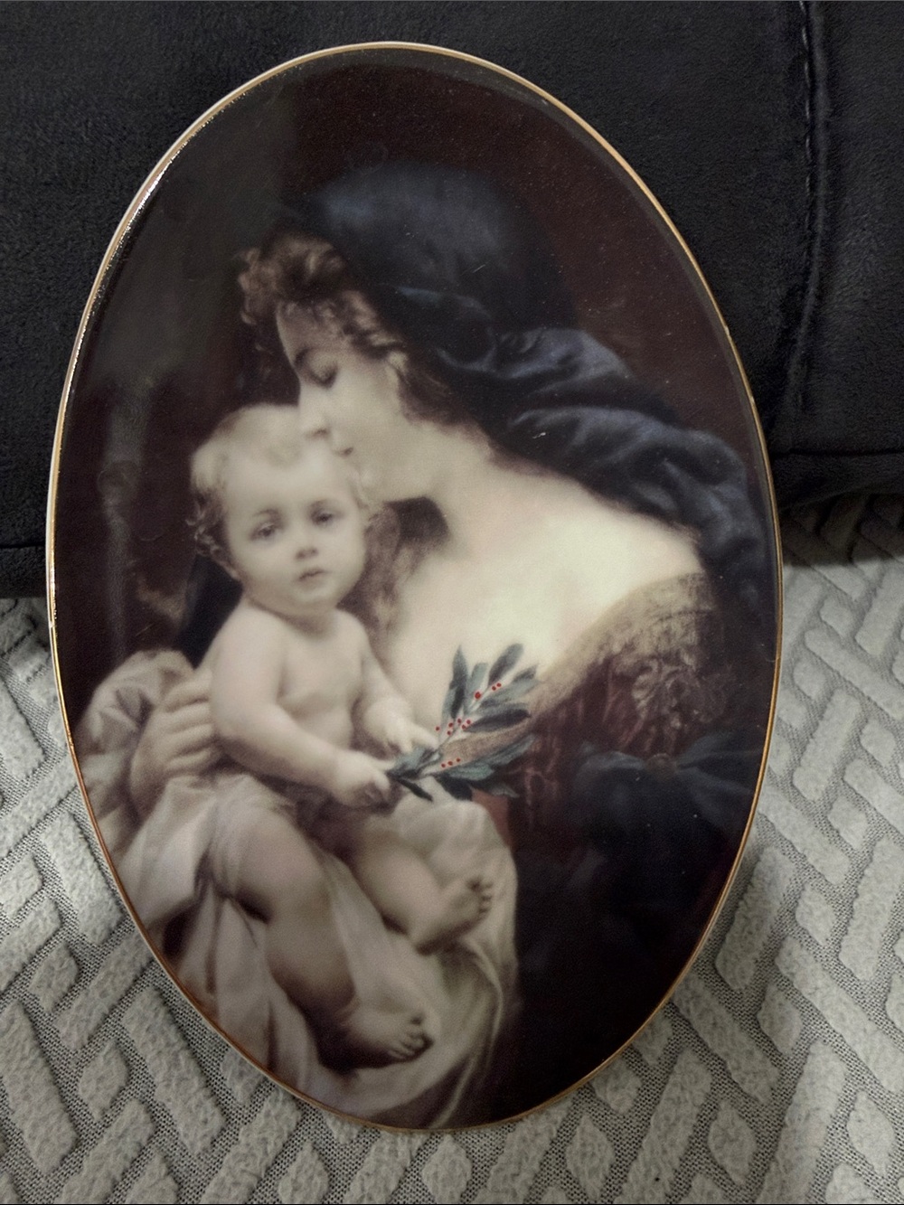 TBN TRINITY BROADCASING NETWORK LIMITED EDITION PLATE CHRISTMAS 2003 PRAYER LINE